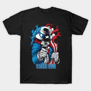 The Skull of Uncle Sam T-Shirt